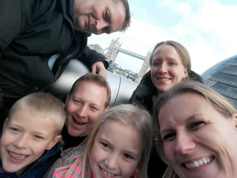 Udvidet familie selfie